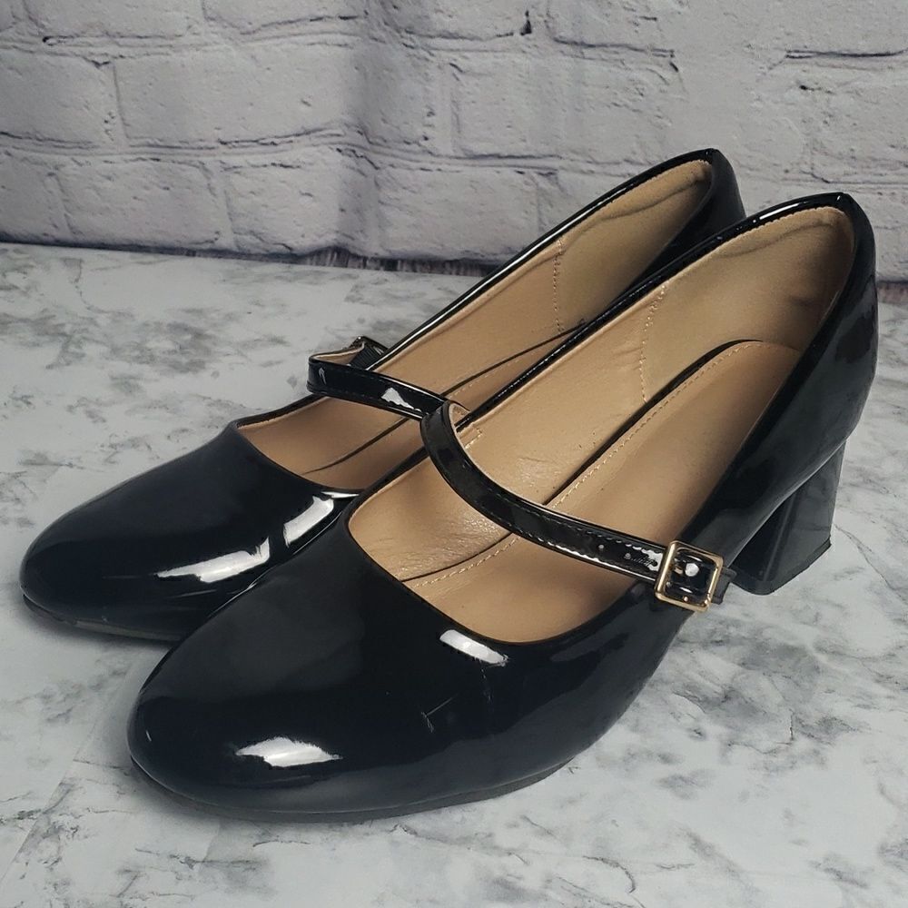 Black Heel Pumps Shoes